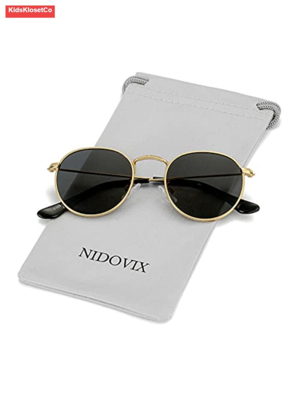 Kids Polarized Sunglasses Metal Frame UV Protection Unisex